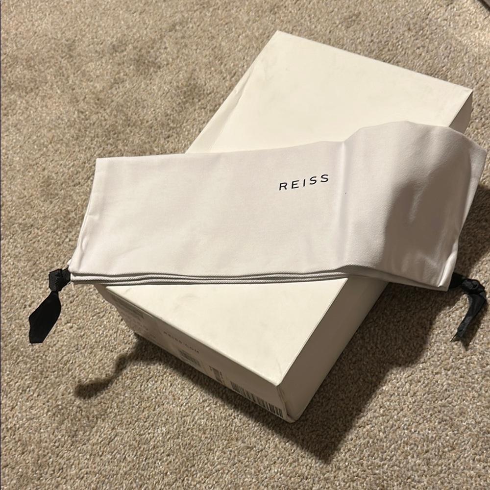 NEW Reiss Satin Pin Heel Mules in Khaki - Picture 6 of 10